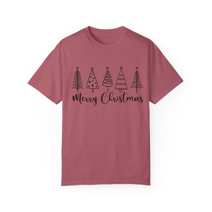 Merry Christmas - Tree LineArt