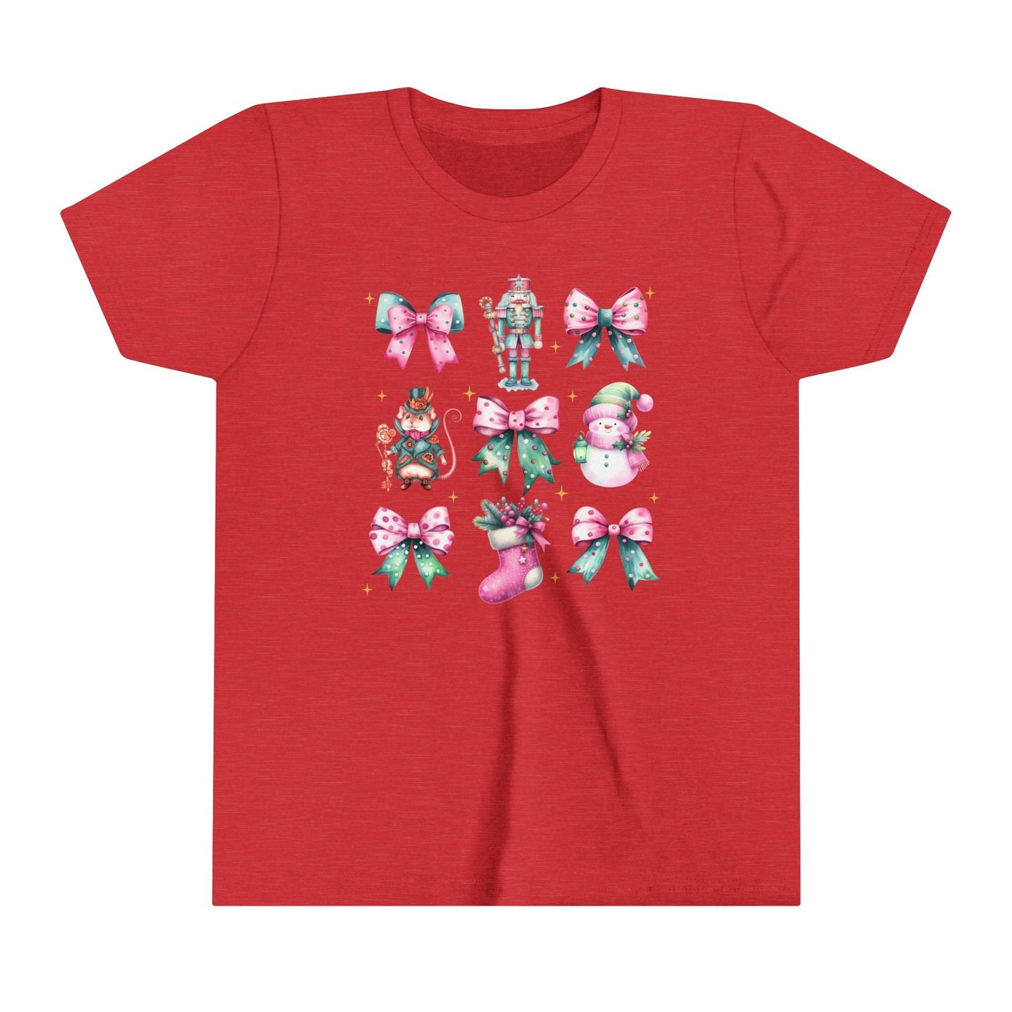 Christmas Coquette Bows & Nutcracker 3x3 (Y)
