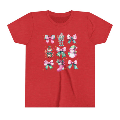 Christmas Coquette Bows & Nutcracker 3x3 (Y)