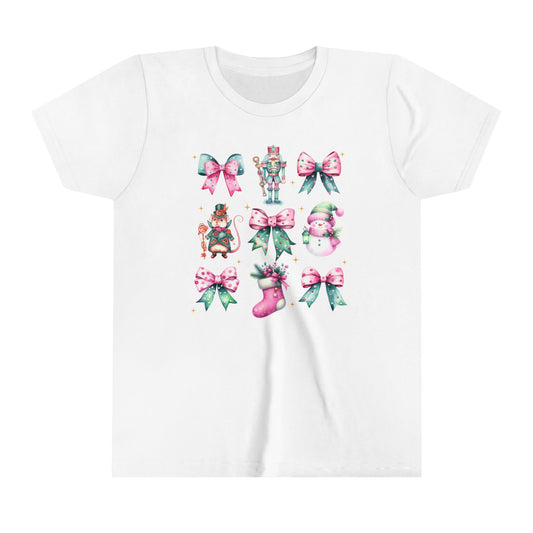 Christmas Coquette Bows & Nutcracker 3x3 (Y)