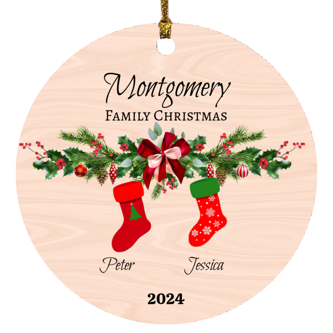 Family Christmas Ornament