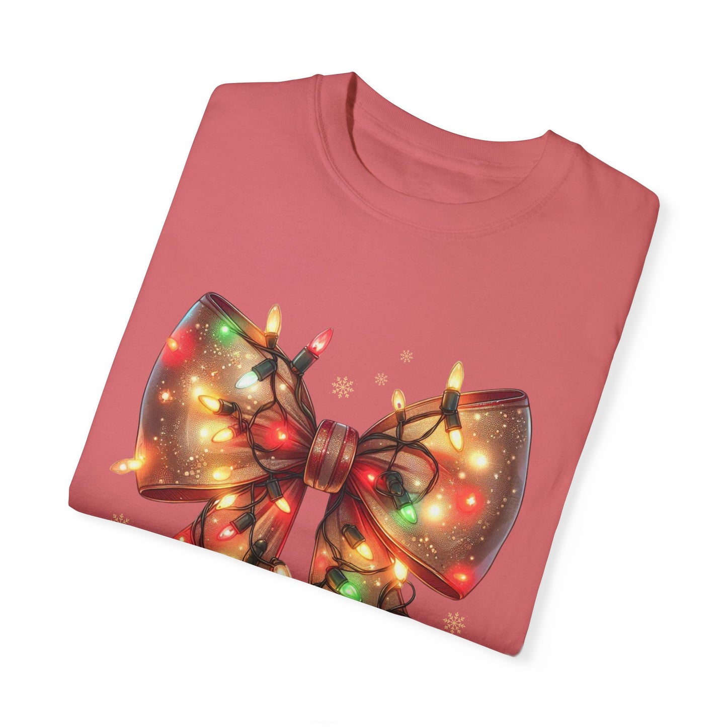 Christmas Coquette Bow with Lights
