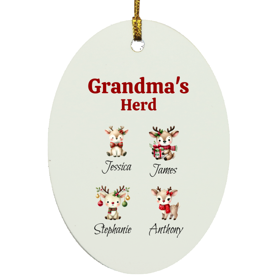 Grandma's Herd Ornament