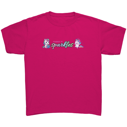 Powered By Sparkles Unicorn T-shirt