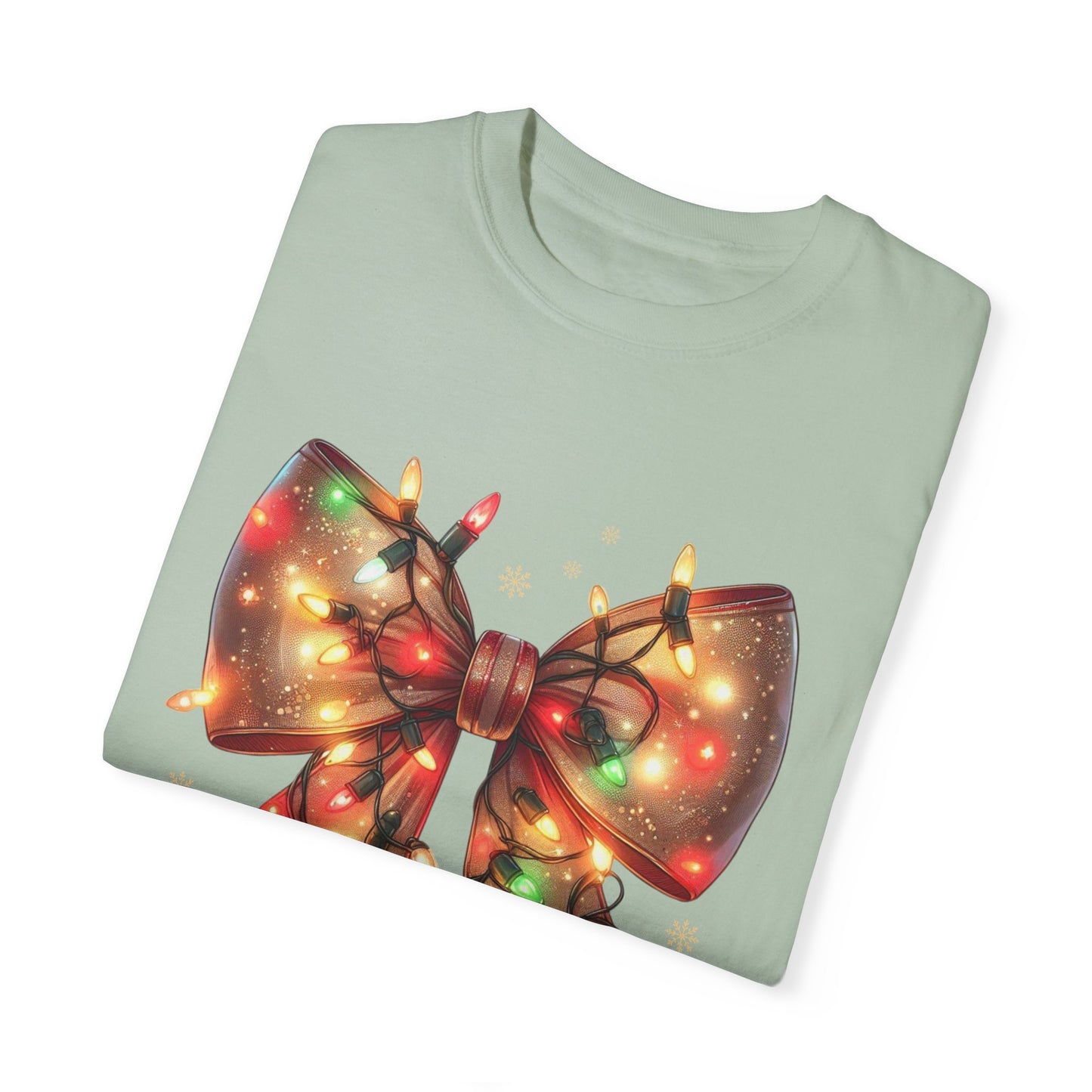 Christmas Coquette Bow with Lights