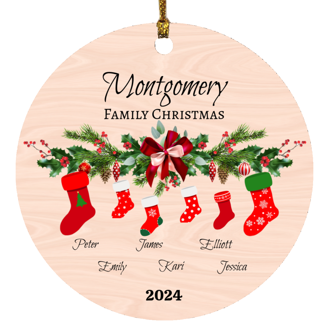 Family Christmas Ornament