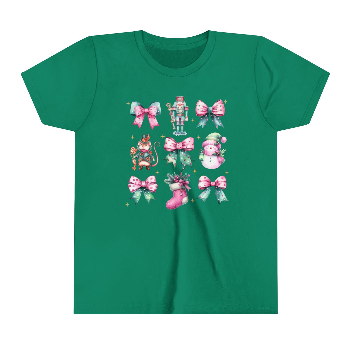 Christmas Coquette Bows & Nutcracker 3x3 (Y)