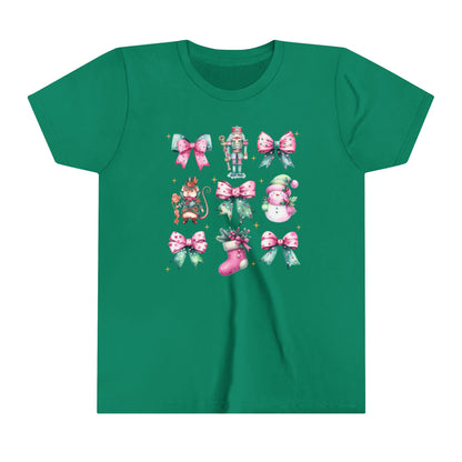 Christmas Coquette Bows & Nutcracker 3x3 (Y)