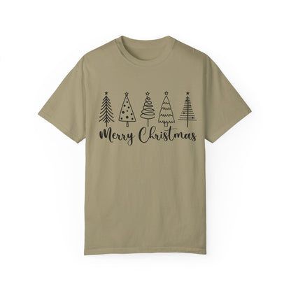 Merry Christmas - Tree LineArt