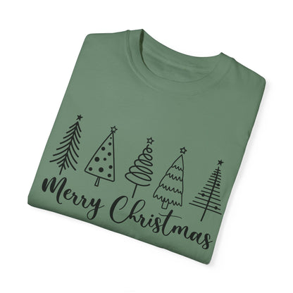 Merry Christmas - Tree LineArt