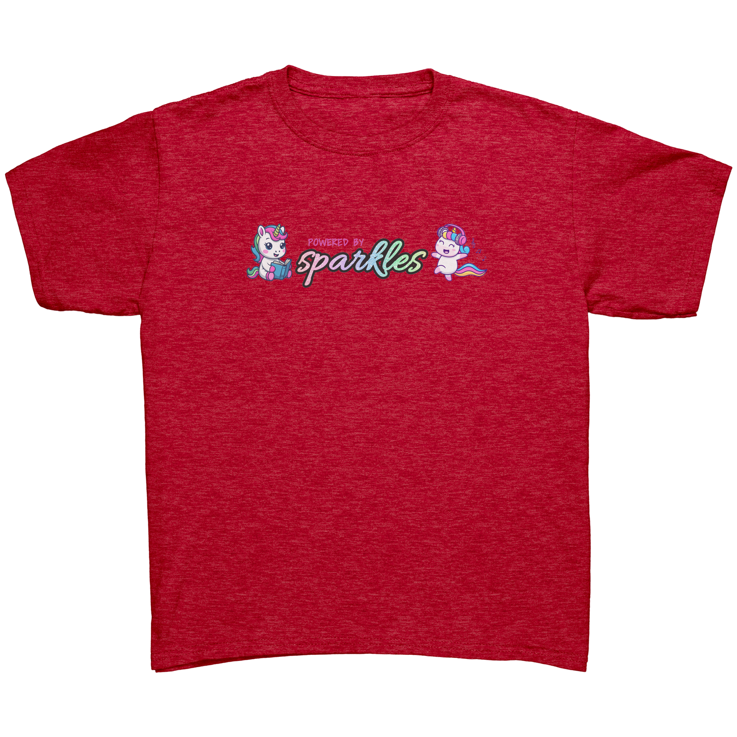Powered By Sparkles Unicorn T-shirt