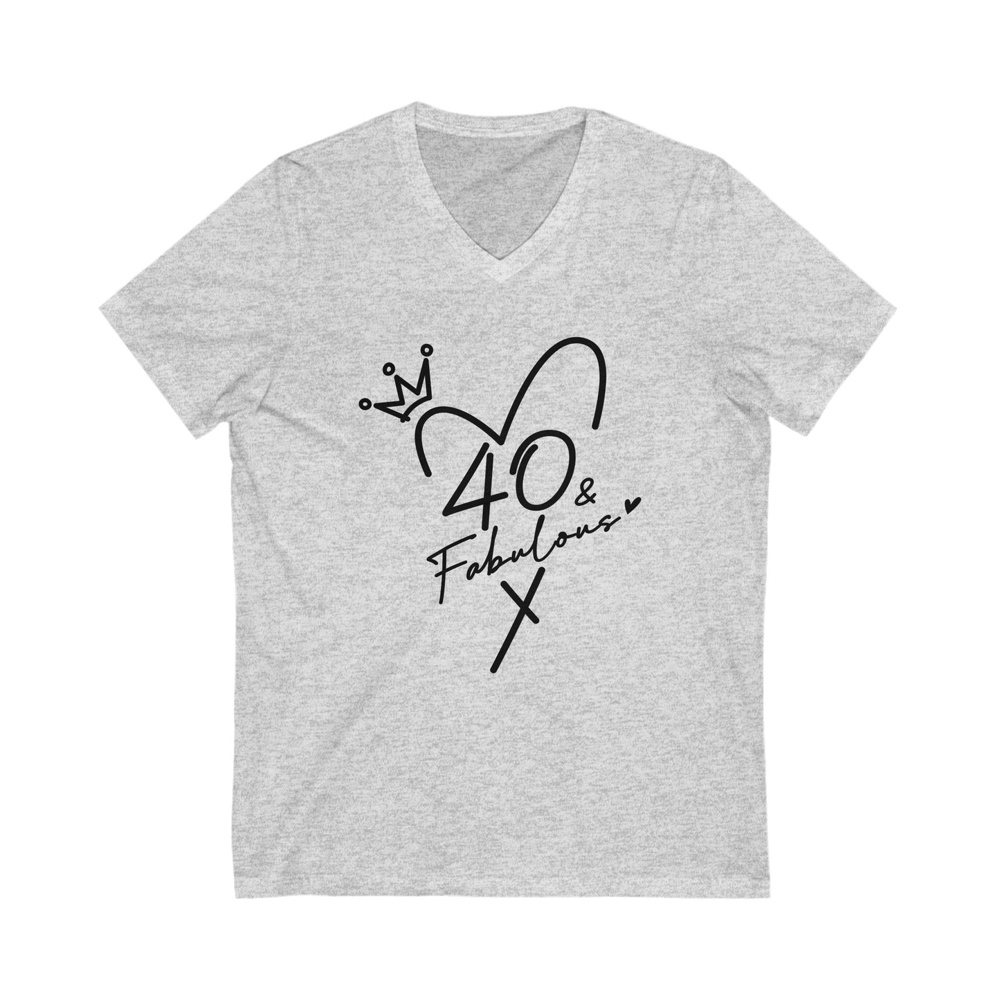 40th & Fabulous Crown Tshirt