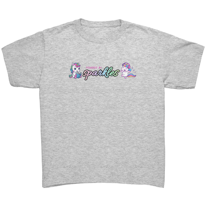 Powered By Sparkles Unicorn T-shirt