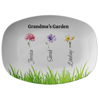 Grandma's Garden Platter