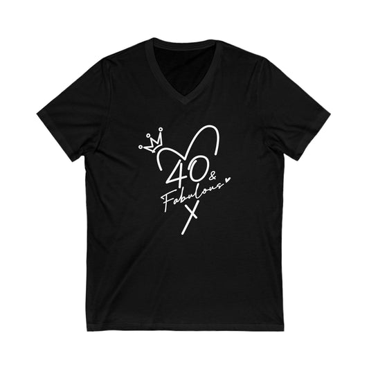 40th & Fabulous Crown Tshirt