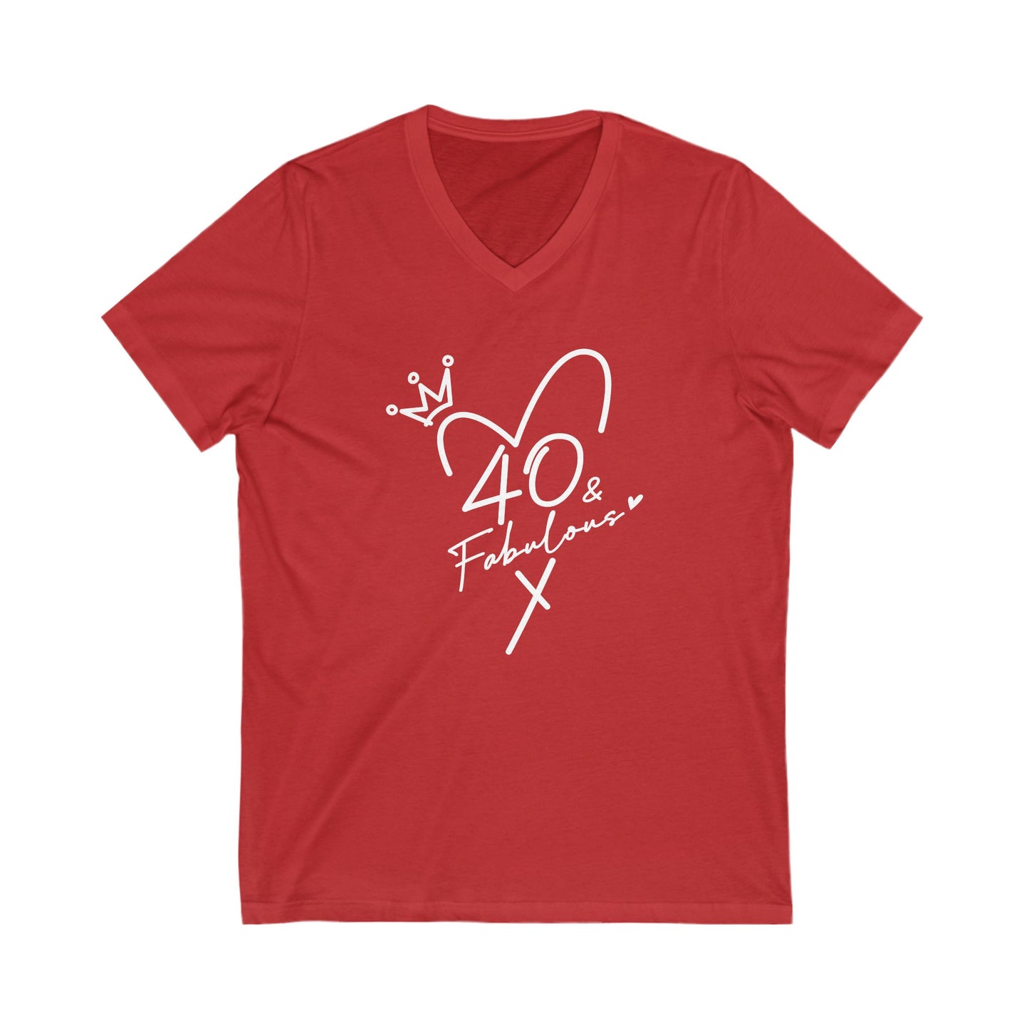 40th & Fabulous Crown Tshirt