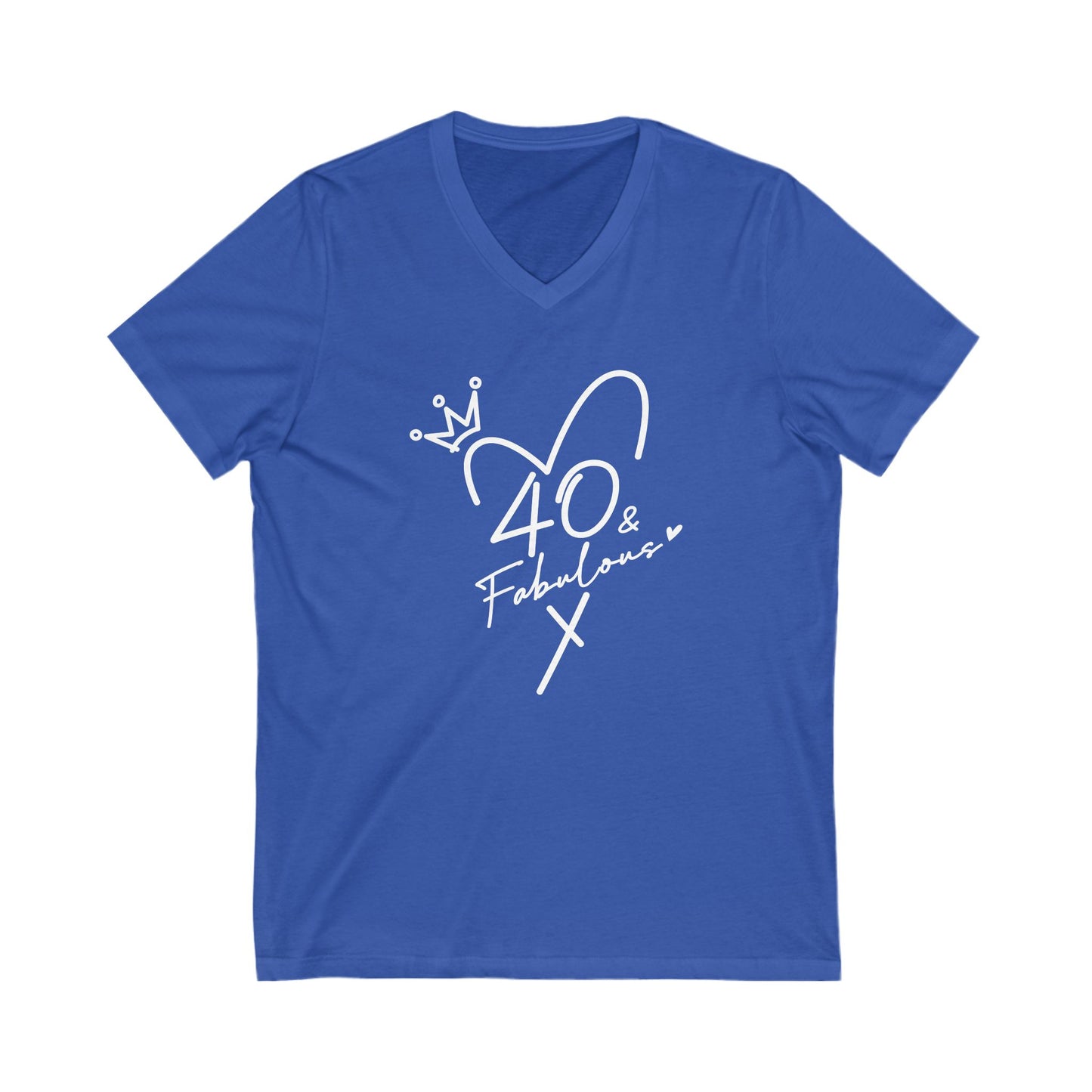 40th & Fabulous Crown Tshirt