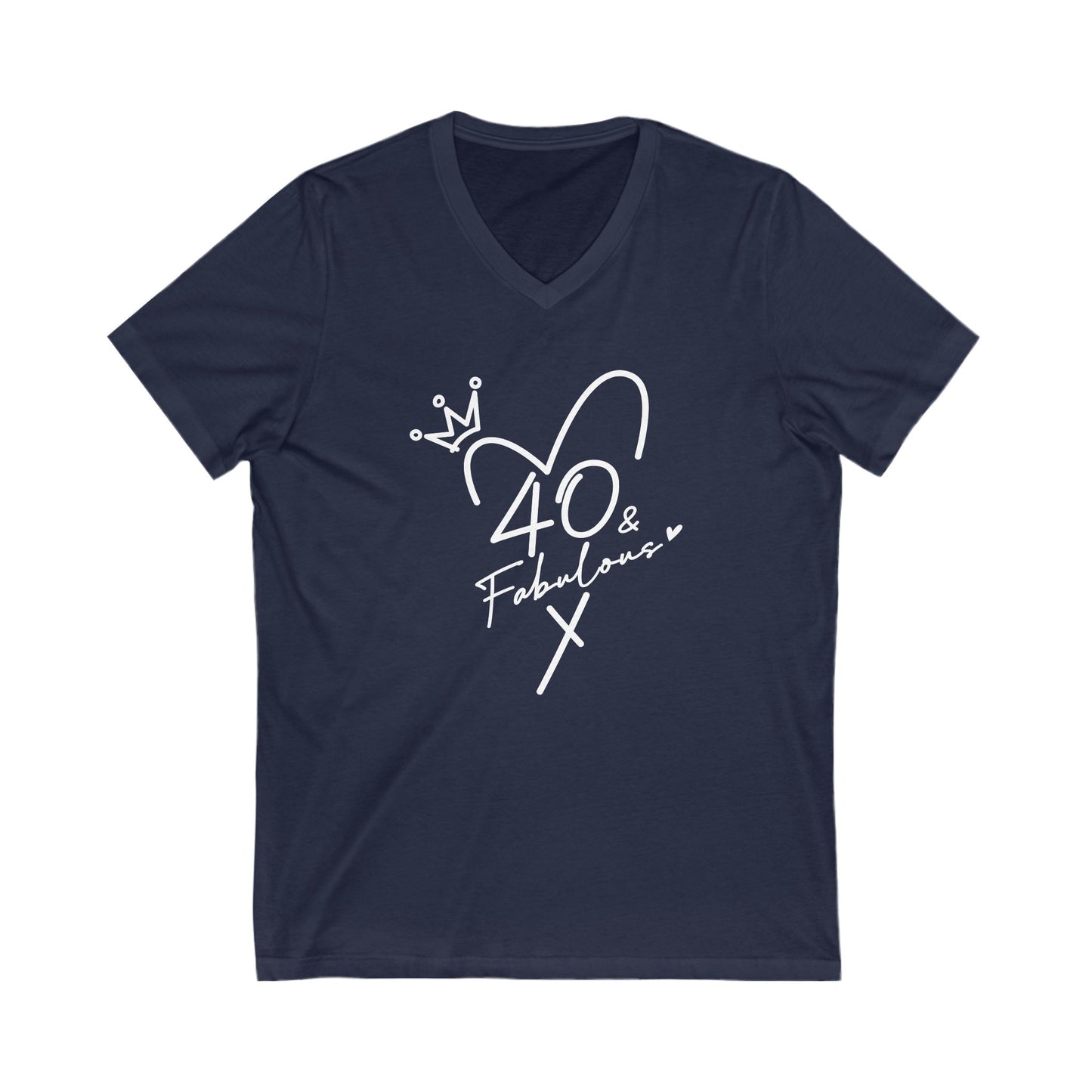 40th & Fabulous Crown Tshirt