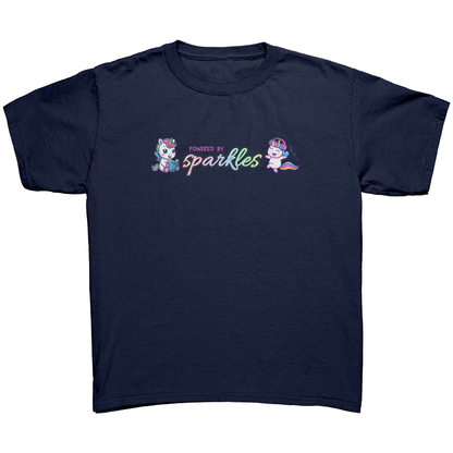 Powered By Sparkles Unicorn T-shirt