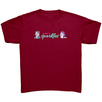 Powered By Sparkles Unicorn T-shirt