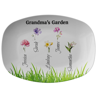 Grandma's Garden Platter