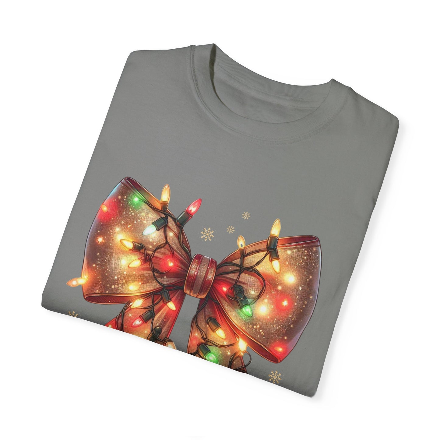 Christmas Coquette Bow with Lights