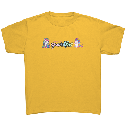 Powered By Sparkles Unicorn T-shirt