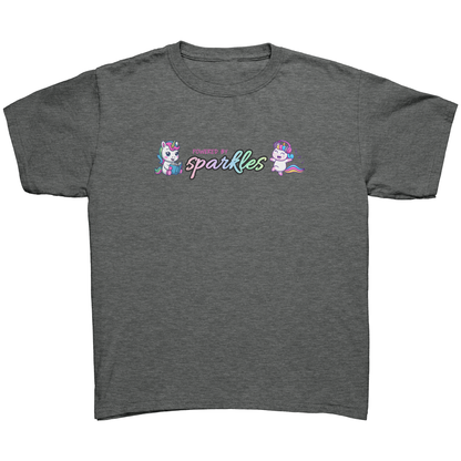 Powered By Sparkles Unicorn T-shirt