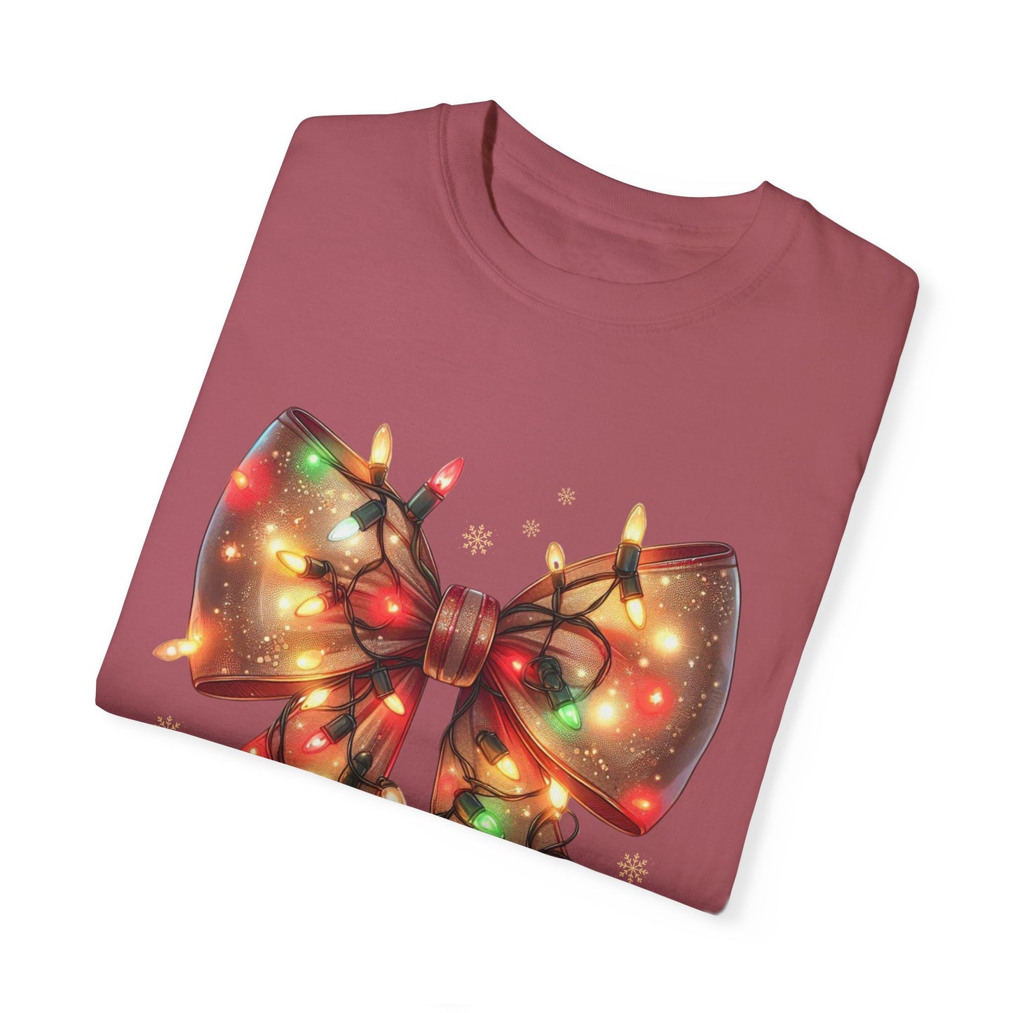Christmas Coquette Bow with Lights