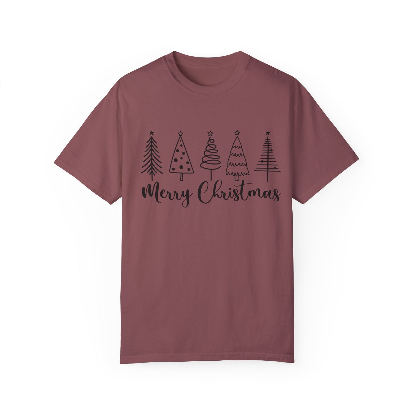 Merry Christmas - Tree LineArt