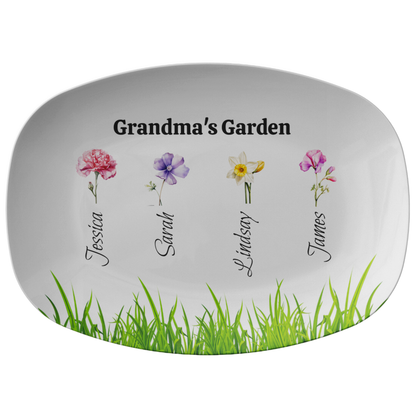 Grandma's Garden Platter