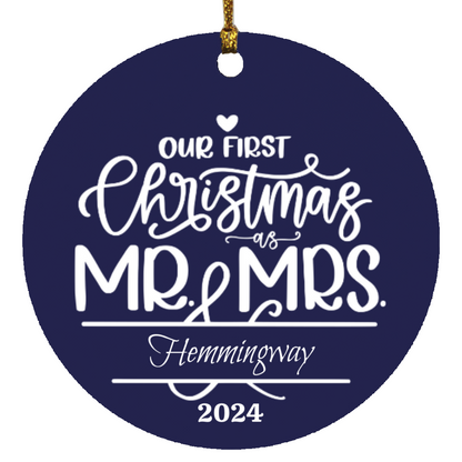 Our First Christmas Name Ornament
