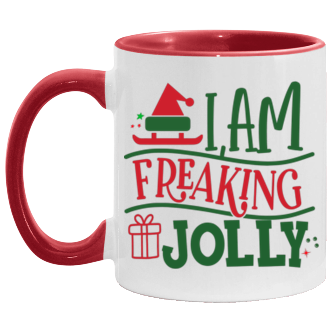 I Am Freaking Jolly - Christmas Mug