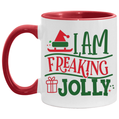 I Am Freaking Jolly - Christmas Mug