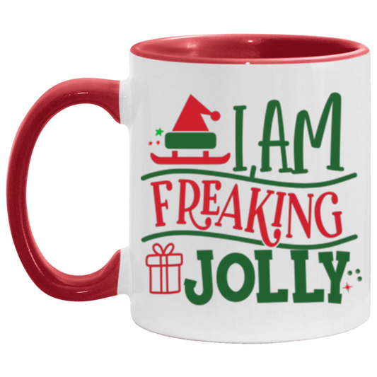 I Am Freaking Jolly - Christmas Mug