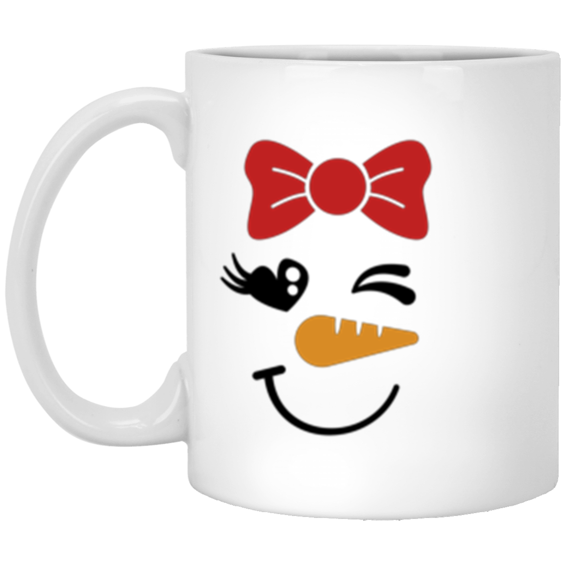 Snowman Bow - Christmas Mug