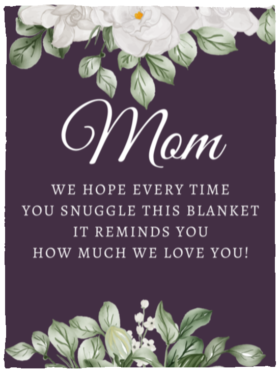 MOM Flower Blanket / Gift