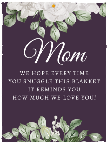 MOM Flower Blanket / Gift