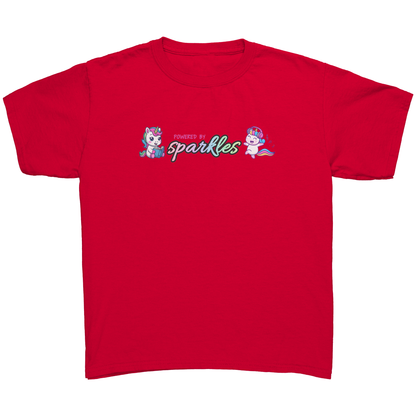 Powered By Sparkles Unicorn T-shirt
