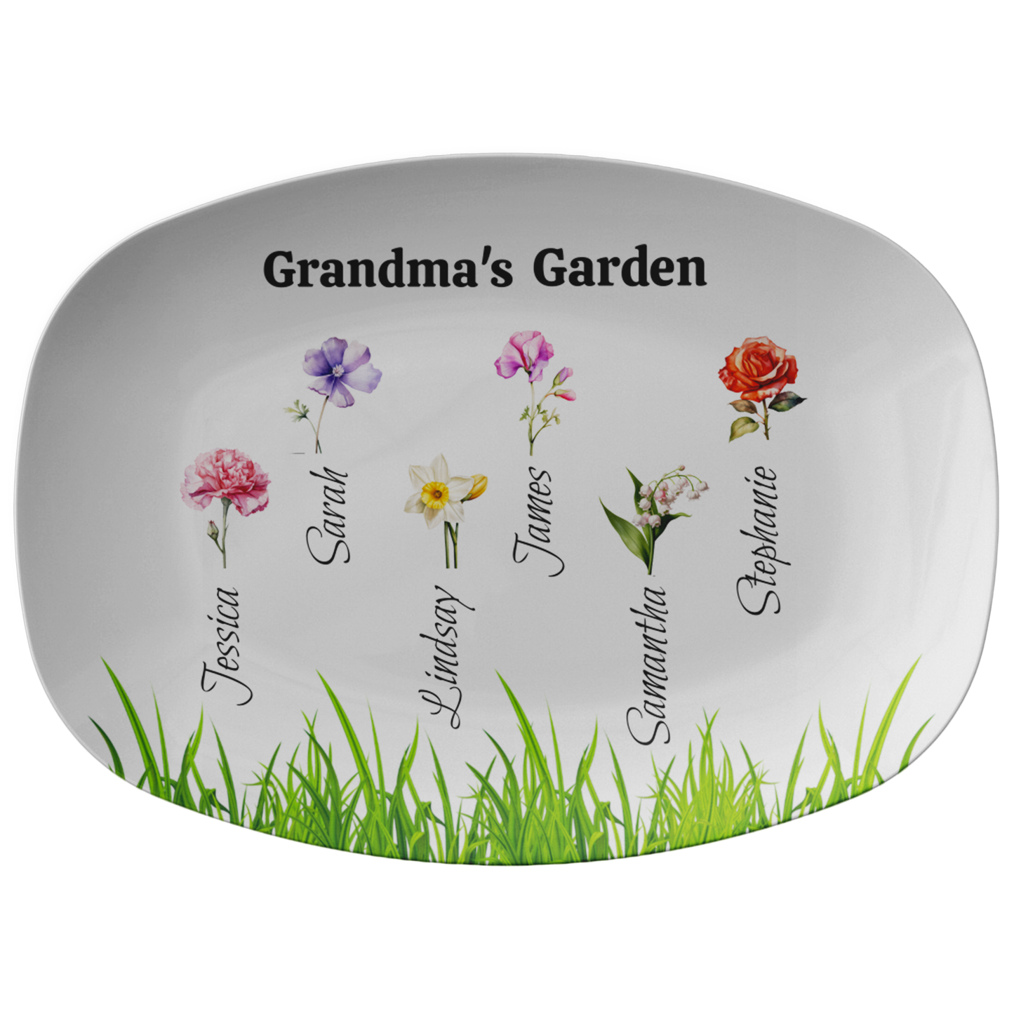 Grandma's Garden Platter