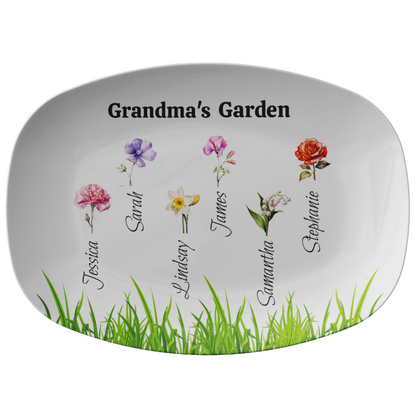 Grandma's Garden Platter