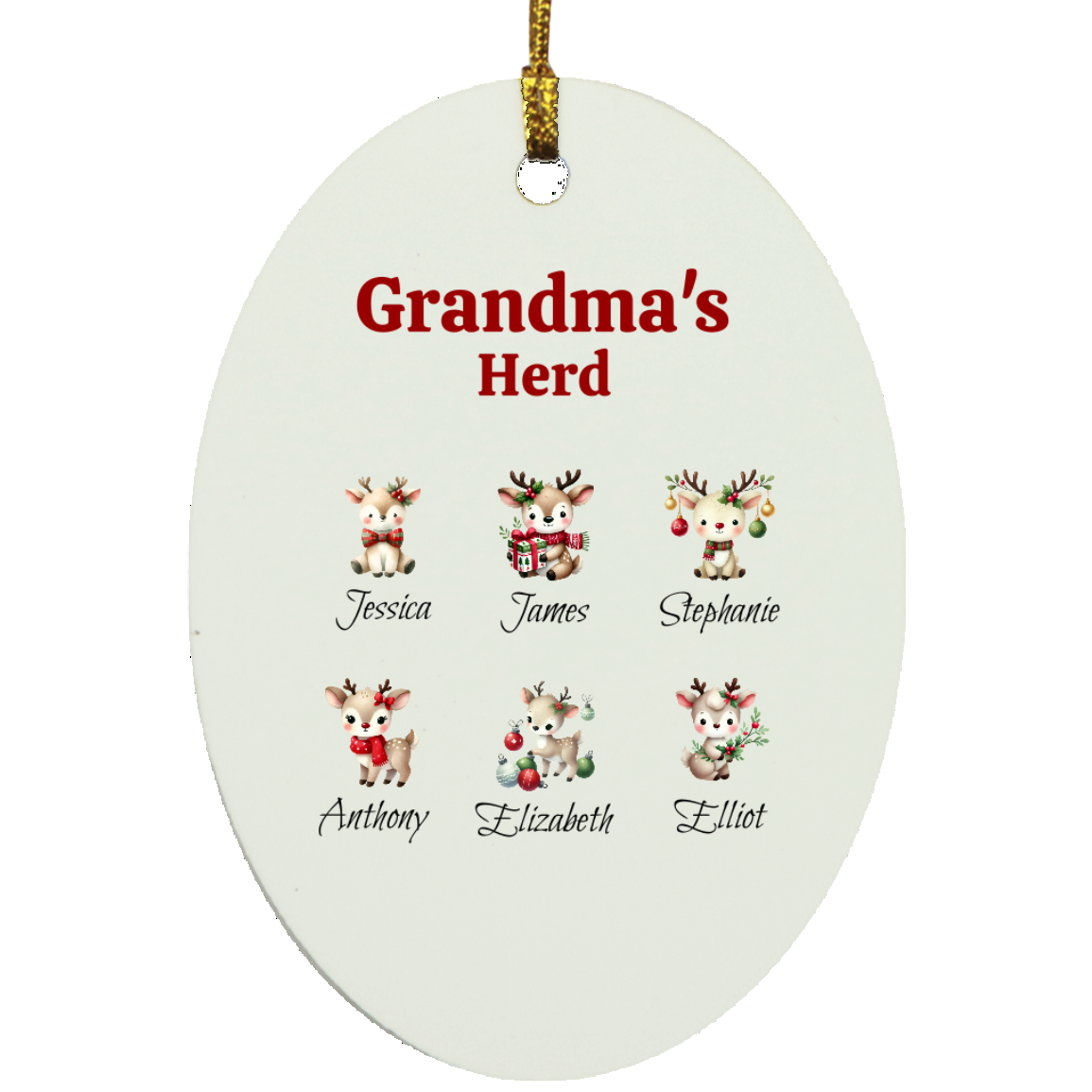 Grandma's Herd Ornament