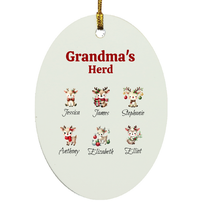 Grandma's Herd Ornament