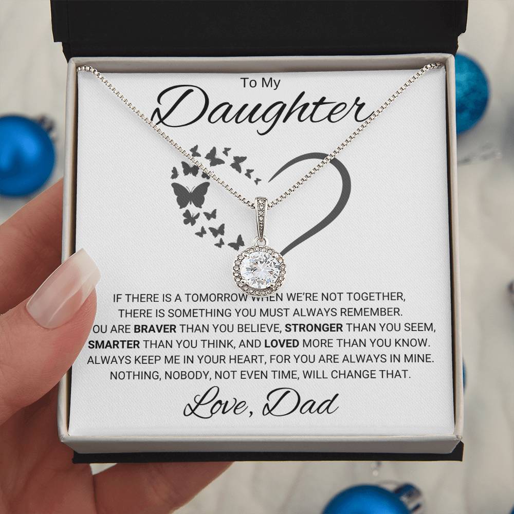 To My Daughter / Love Dad / Eternal Hope Necklace