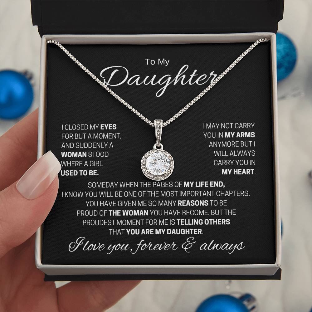 To My Daughter / Proud of You / Eternal Hope Necklace