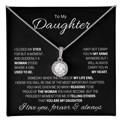 To My Daughter / Proud of You / Eternal Hope Necklace