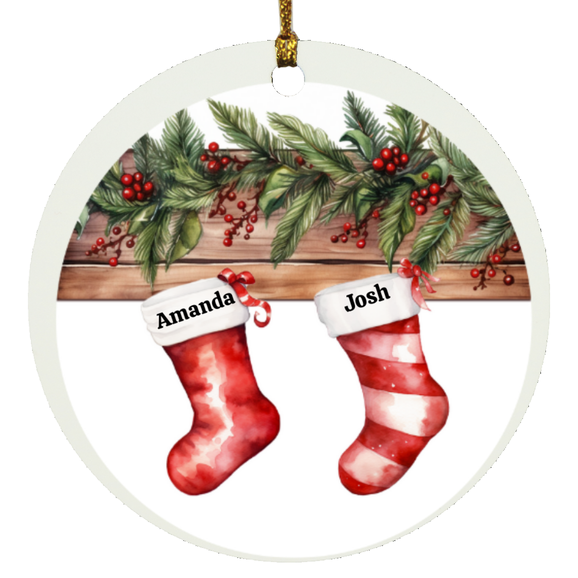 Family Stocking Ornaments