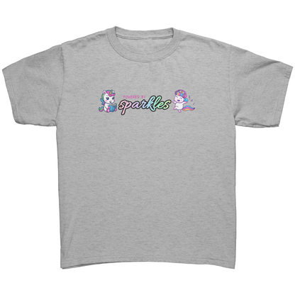 Powered By Sparkles Unicorn T-shirt