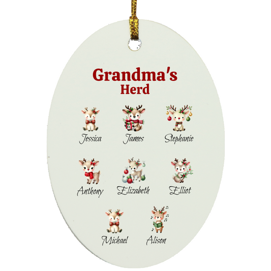 Grandma's Herd Ornament