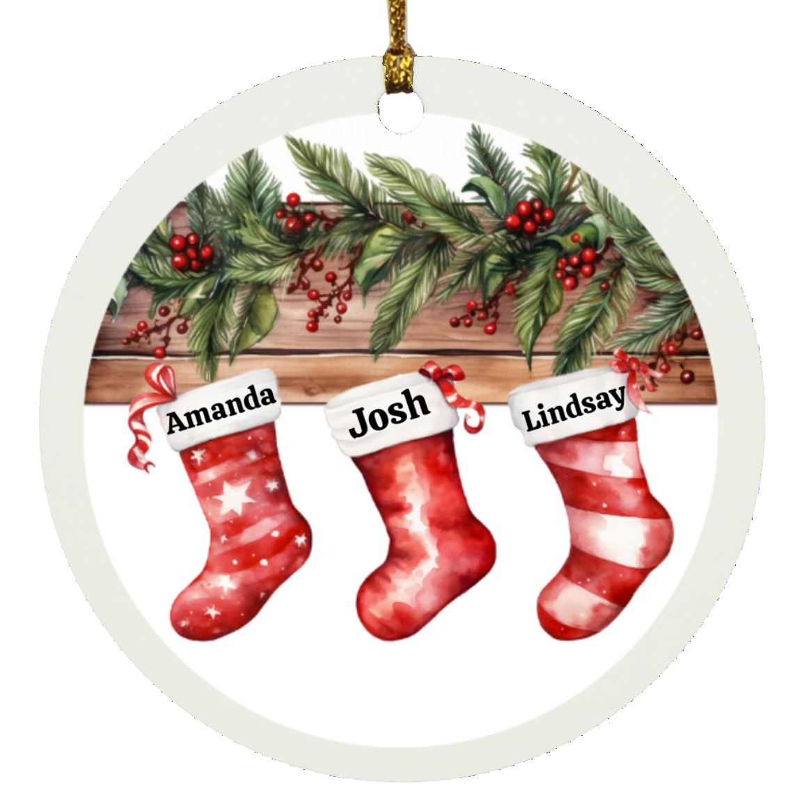 Family Stocking Ornaments